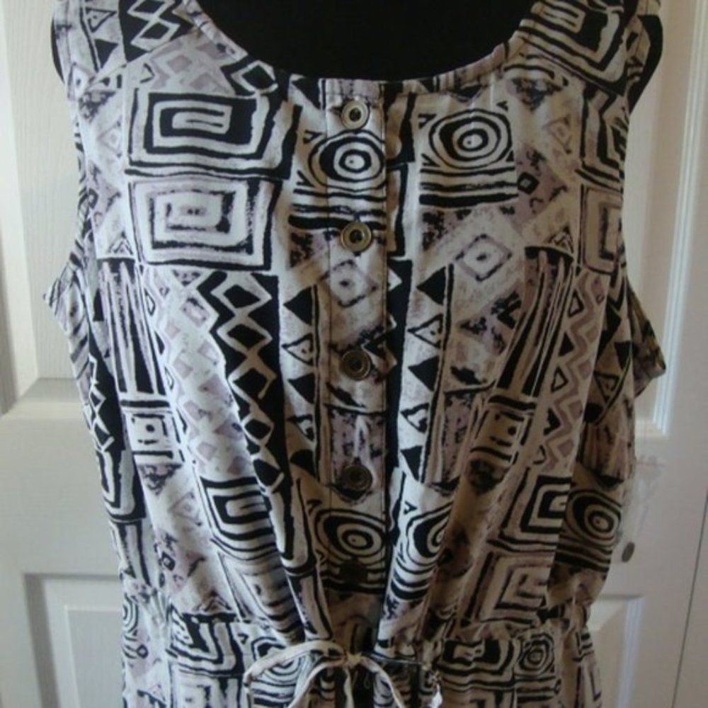 EUC Full length Drawstring Waist Colorful Sundress Plus 18W